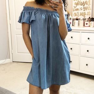 Sky Smock Dress